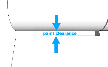 Paint clearance