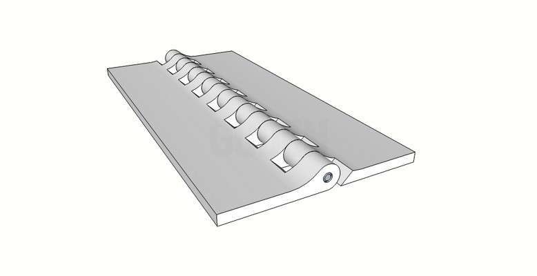 Extruded hinge