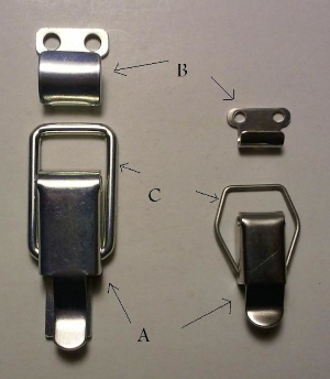 Guden Catch and Strike Draw Pull Latch