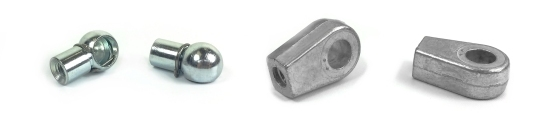 Guden Metal ball sockets and fat blade end fittings