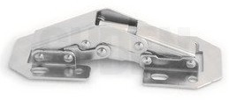 Complex motion concealed hinge with spring loading