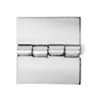 Butt Hinges - Aluminum Square Non-Removable Stainless Steel Pin