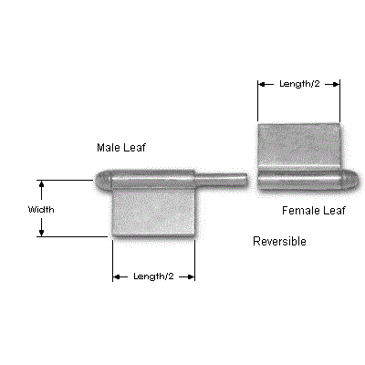 Guden Photo of NHPS836 Flag Hinge