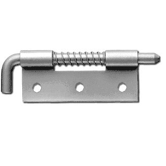 Guden Photo of H9295RH-02 Plain Steel Latch Hinge