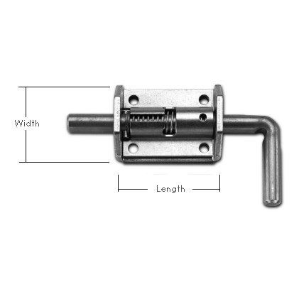 Guden Photo of 9298RV-32 Stainless Steel Latch Hinge