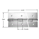 Guden Photo of FB05050404-72 Prefinished Brass Steel Hinge