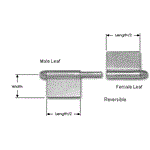 Guden Photo of NHPS836 Flag Hinge