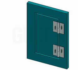 Aluminum Slip Joint / Lift Off Hinges with Stainless Steel Pins