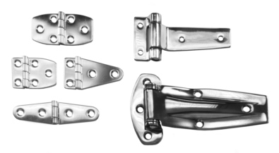 Polished Stainless Steel Hinges for Clean Look